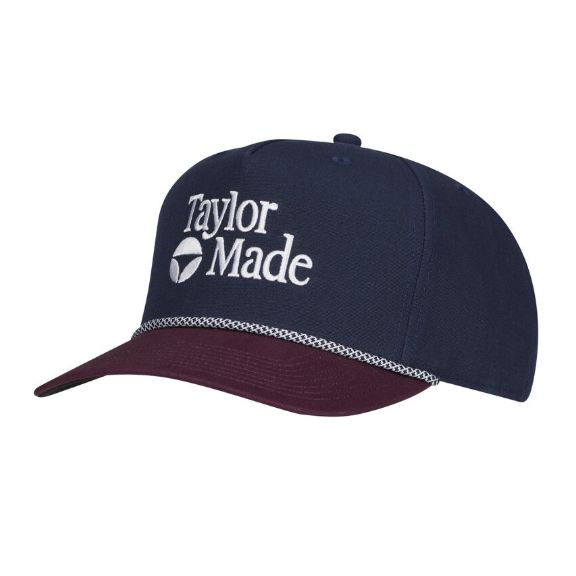 TAYLORMADE RETRO ROPE HAT NVY/MAROON
