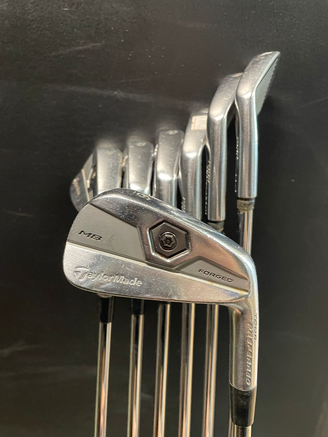USED TAYLORMADE MB IRONS RH 4-PW STIFF