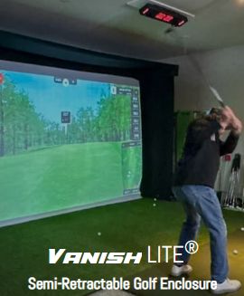 THE SPORTSCREEN VANISH LITE HYRBID-RETRACTABLE GOLF ENCLOSURE