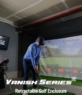 THE SPORTSCREEN VANISH SERIES RETRACABLE GOLF ENCLOSURE