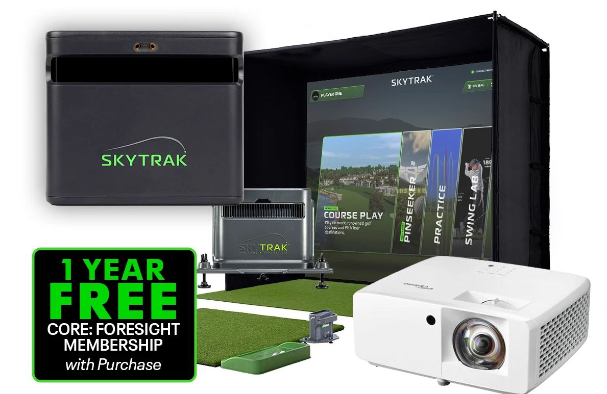 SKYTRAK ST MAX Golf Simulator | Ultimate Studio Package