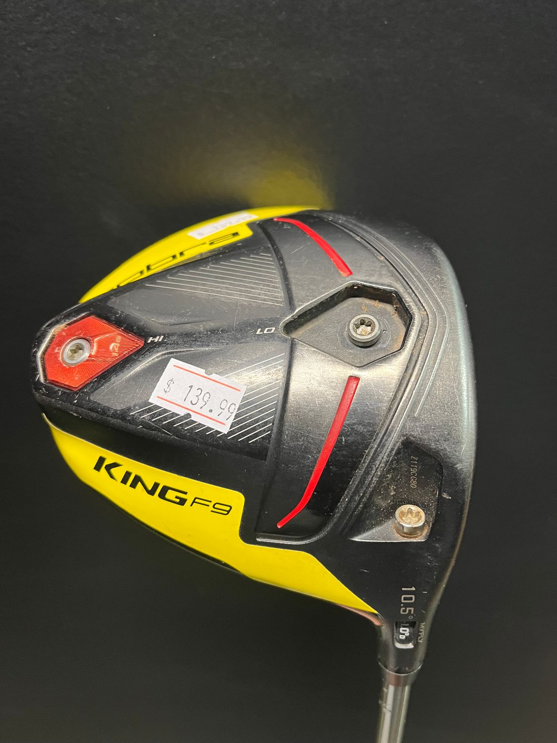 USED KING COBRA F9 DRIVER 10.5° - STIFF - RH