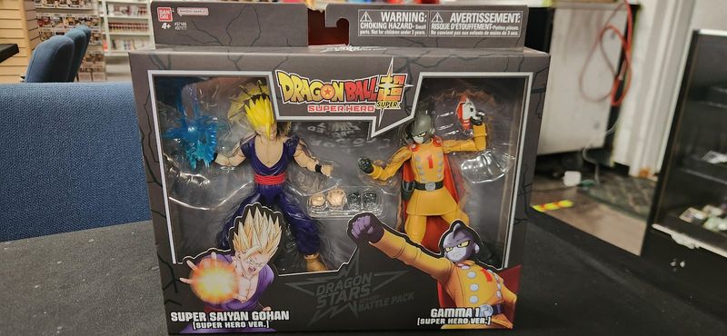 Dragon Ball Super Super Saiyan Gohan and Gamma 1 Action Figures