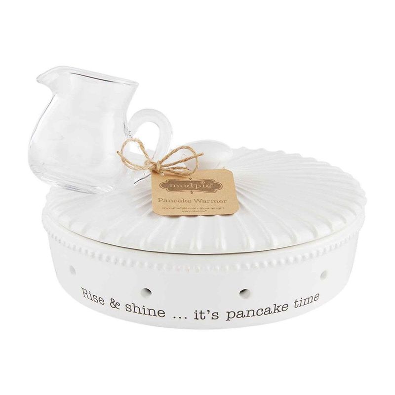Pancake Warmer and Syrup Set