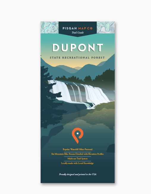 WNC Trail Guide Dupont Map