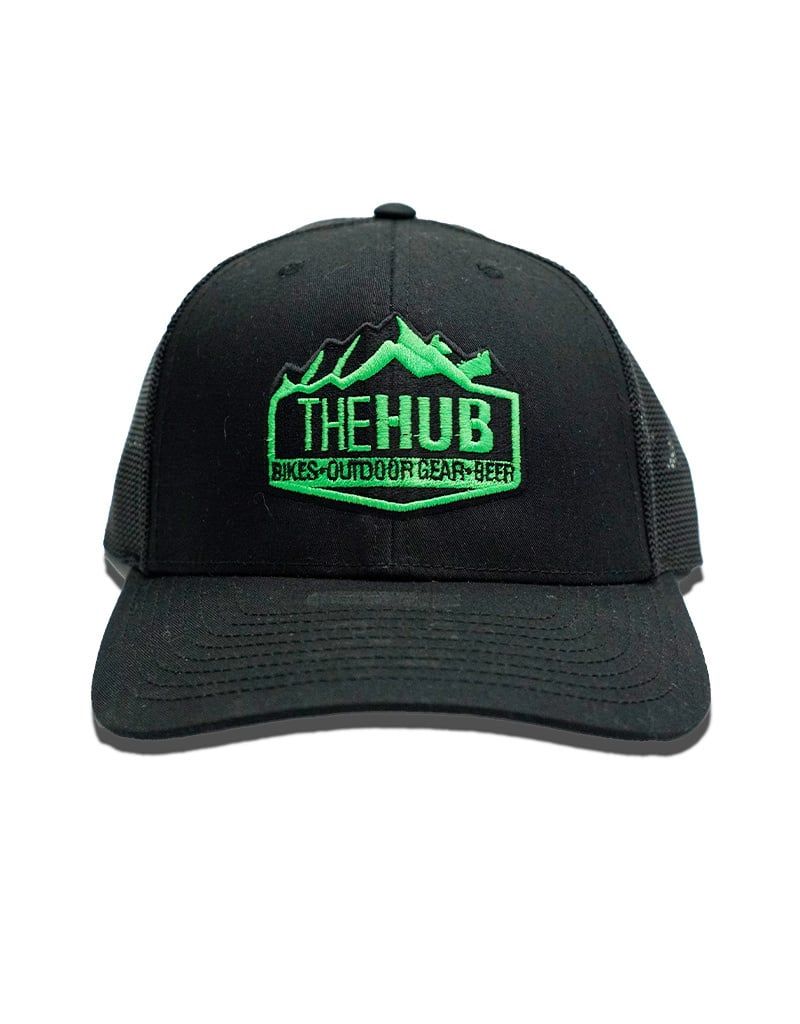 Hub Mtn. Trucker, Color: Black/Green