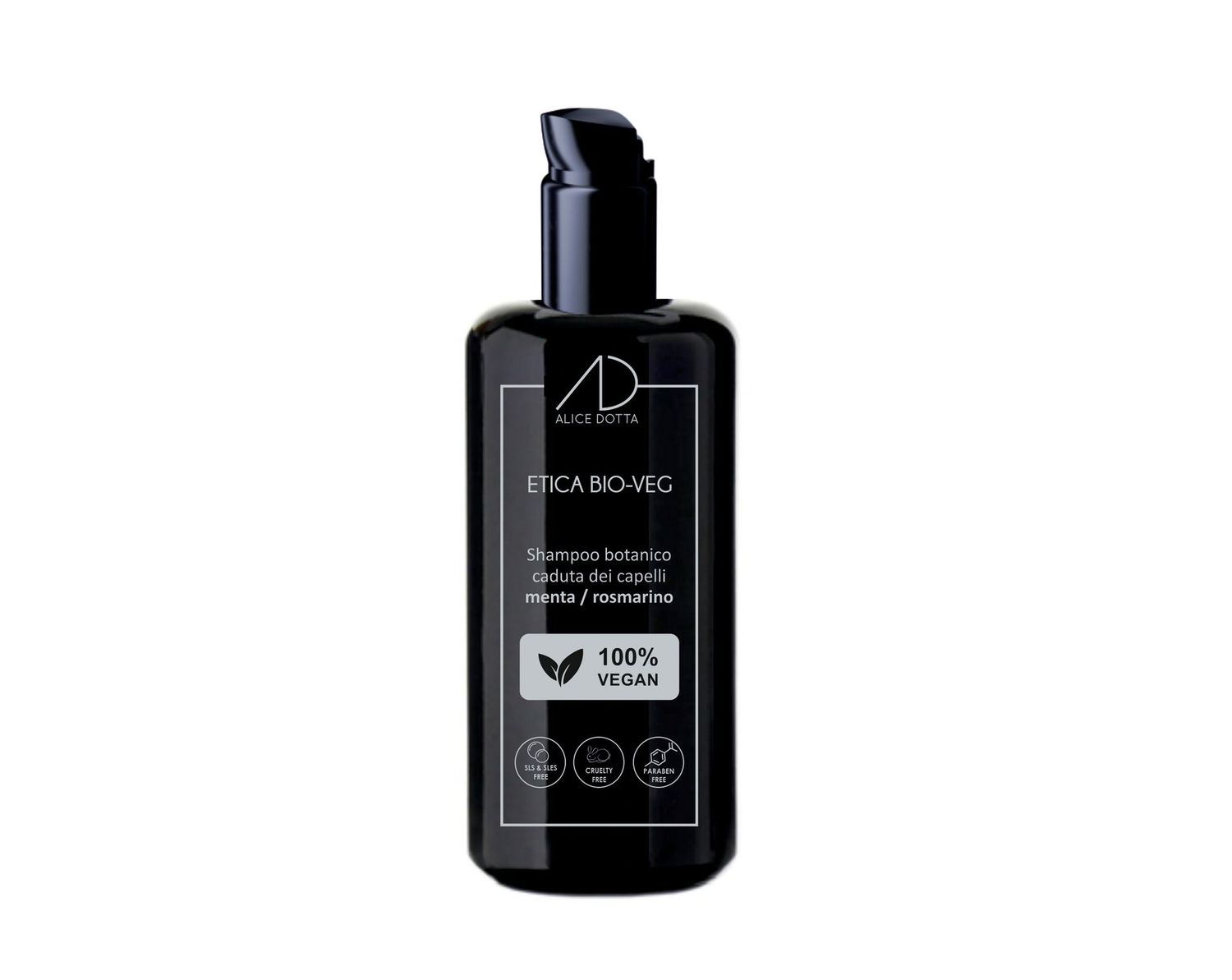 Shampoo botanico anti-caduta Menta e Rosmarino