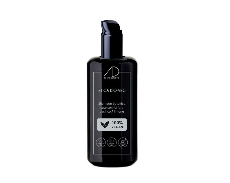 Shampoo botanico cute con forfora  Basilico e Limone