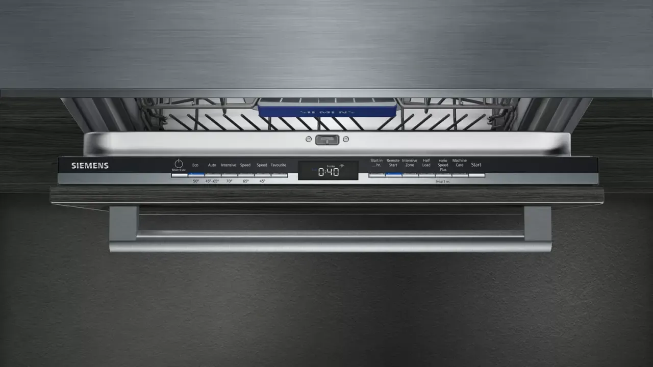 Siemens SN73HX42VG iQ300 Fully Integrated VarioHinge® Dishwasher - Top Rack