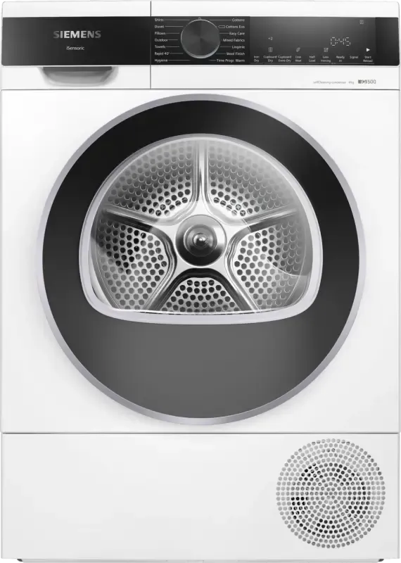 Siemens iQ500 WQ45G209GB 9kg Heat Pump Condenser Tumble Dryer