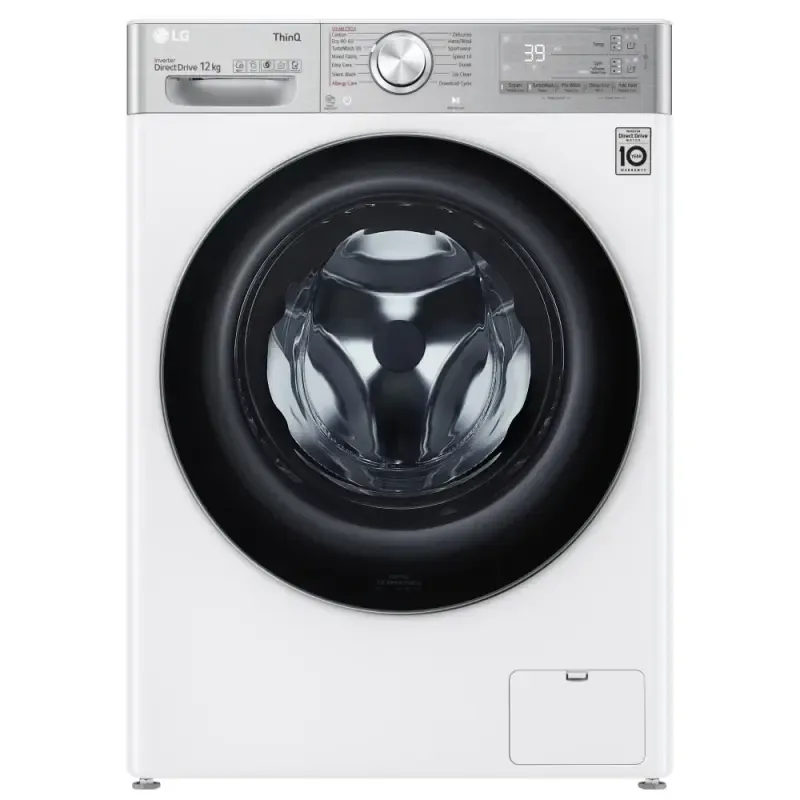 LG F4V1112WTSA TurboWash™️ EZDispense 12kg 1400rpm Washing Machine