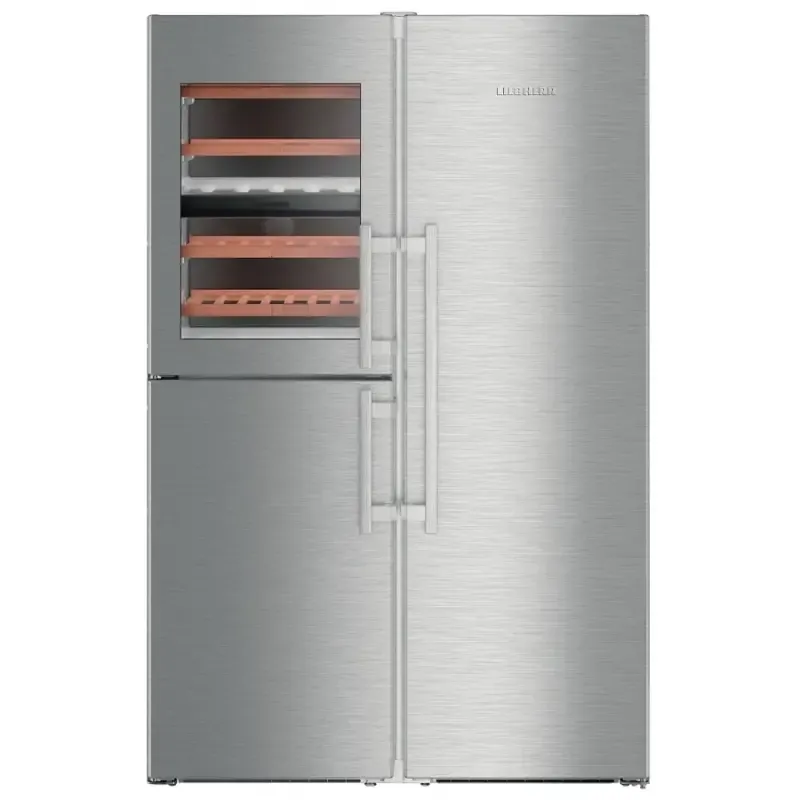 Liebherr SBSes8496 PremiumPlus BioFresh side by side fridge & freezer with wine cooler compartment
