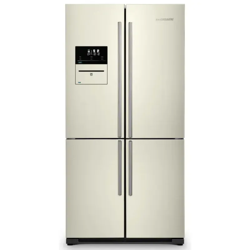 Rangemaster RSXS19IV/C Frost Free Ivory with Chrome Trim American Fridge Freezer