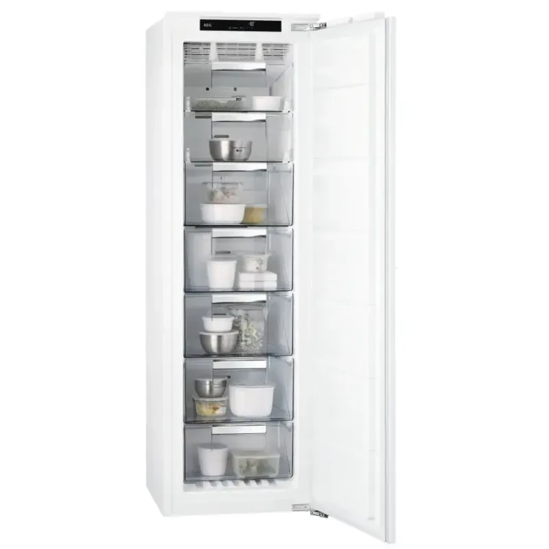 AEG ABK818E6NC 7000 Series No Frost Integrated Upright Freezer - Fixed Door Fixing