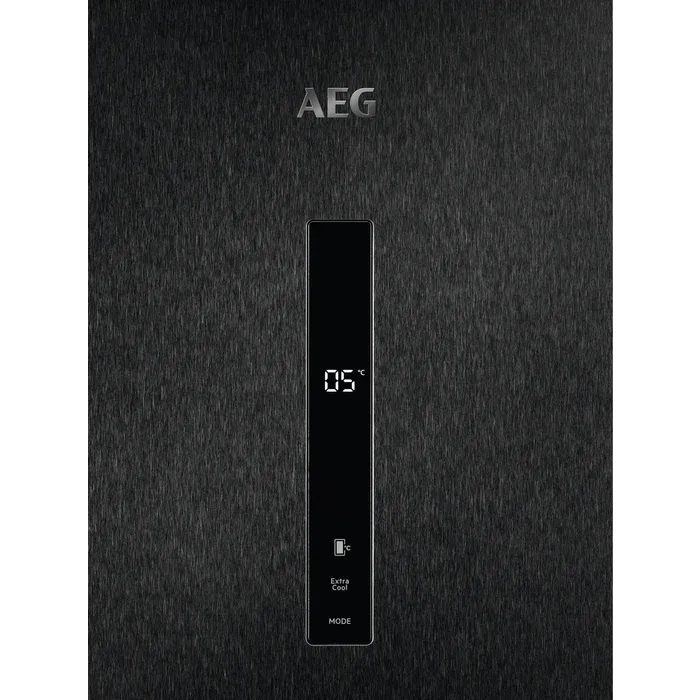 AEG RKB738E3MB Freestanding Larder Fridge - Black Steel