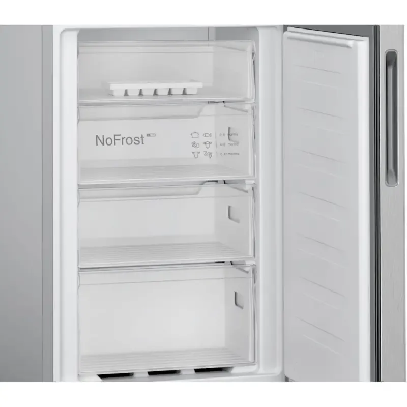 Bosch Series 2 KGN27NLEAG 50/50 Frost Free Fridge Freezer - Inox