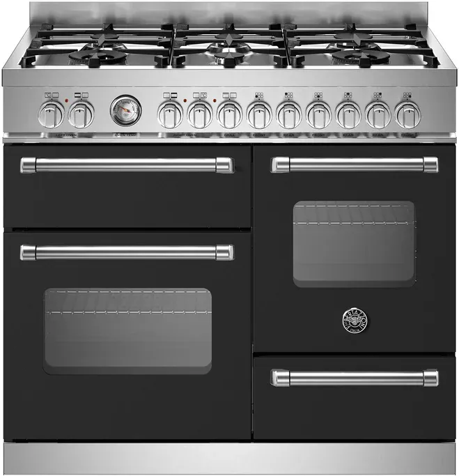 Bertazzoni MAS106L3ENEC Master 100cm Range Xg Oven Dual Fuel M/Black