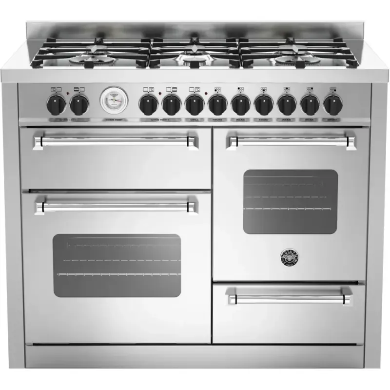 Bertazzoni MAS1106MFETXE Master XG 110cm Dual Fuel Range Cooker – Stainless Steel