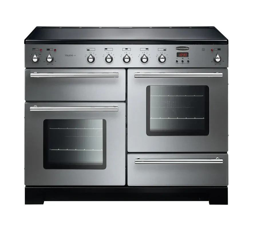 Rangemaster TOLP110EISS/C Toledo Plus 110cm Electric Induction Stainless Steel / Chrome Range Cooker