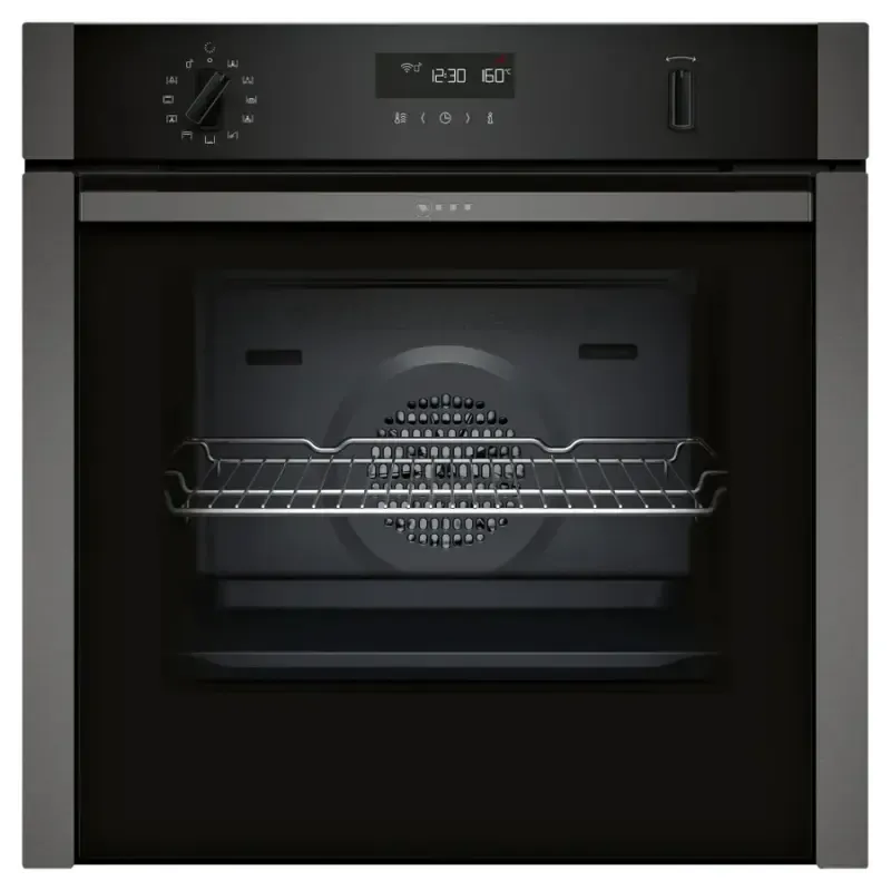 NEFF N50 B6ACH7HG0B Slide&Hide Electric Pyrolytic Oven - Graphite