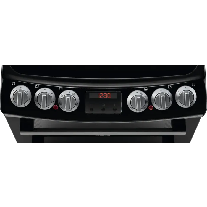 Zanussi ZCV46250XA 55cm Electric Cooker with Ceramic Hob - Steel