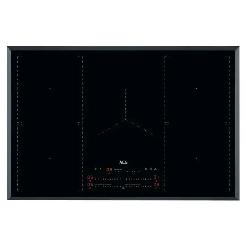 AEG IKE85751FB 80cm Double Bridge Induction Hob - 5 zones