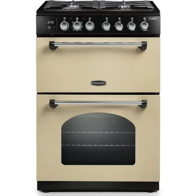 Rangemaster CLA60DFFCR/C Classic Dual Fuel Cooker In Cream