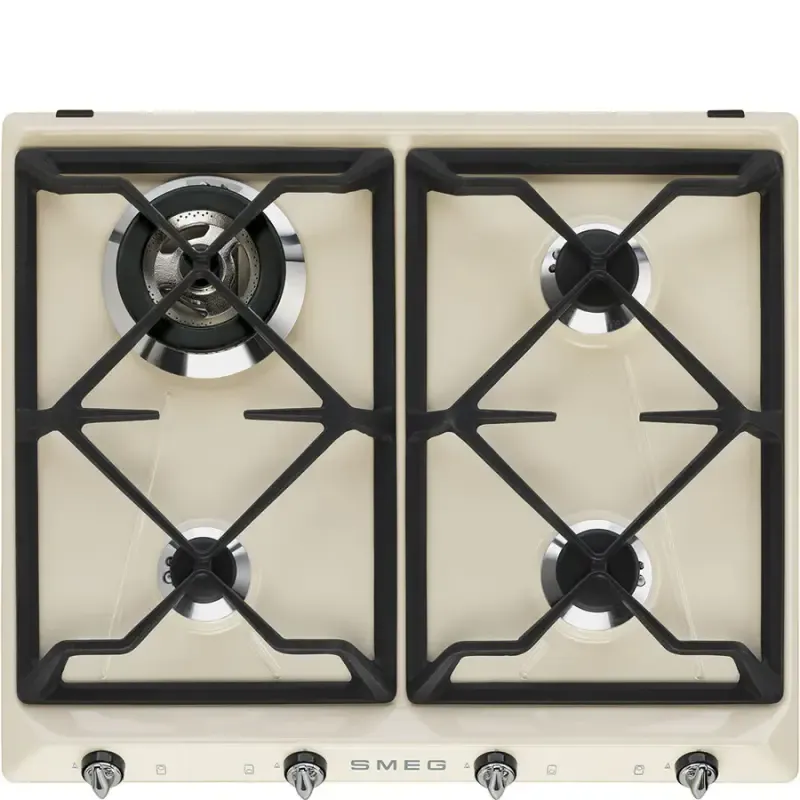 Smeg SR964PGH 60cm Victoria Aesthetic 4 Burner Gas Hob
