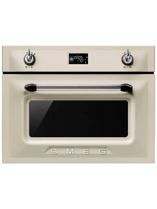 Smeg SF4920VCP Victoria Aesthetic Compact Combination Steam Oven