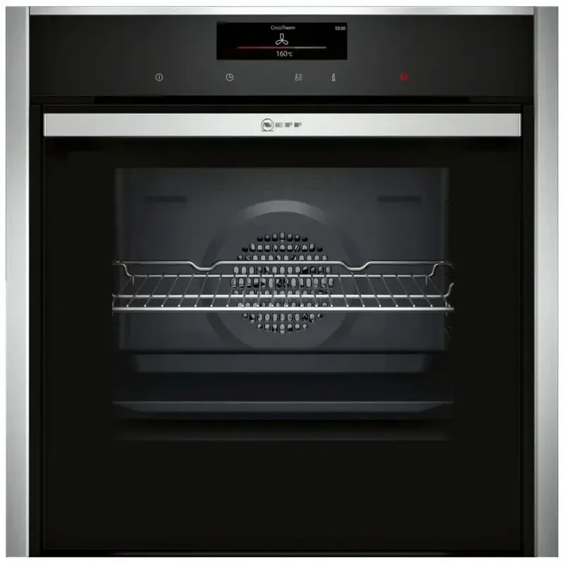 Neff N90 B58CT68H0B Built-in Hide&Slide® Single oven - Stainless steel