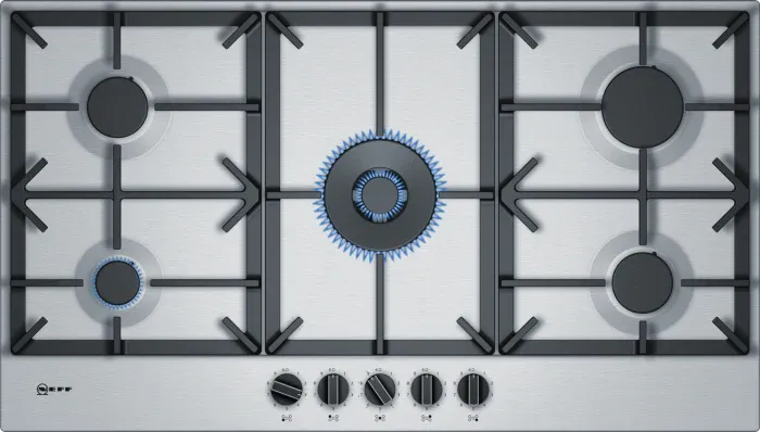 NEFF N70 T29DS69N0 90cm Gas Hob - Stainless Steel