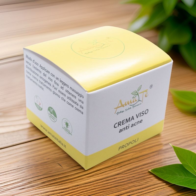 Crema viso antiacne alla Propoli