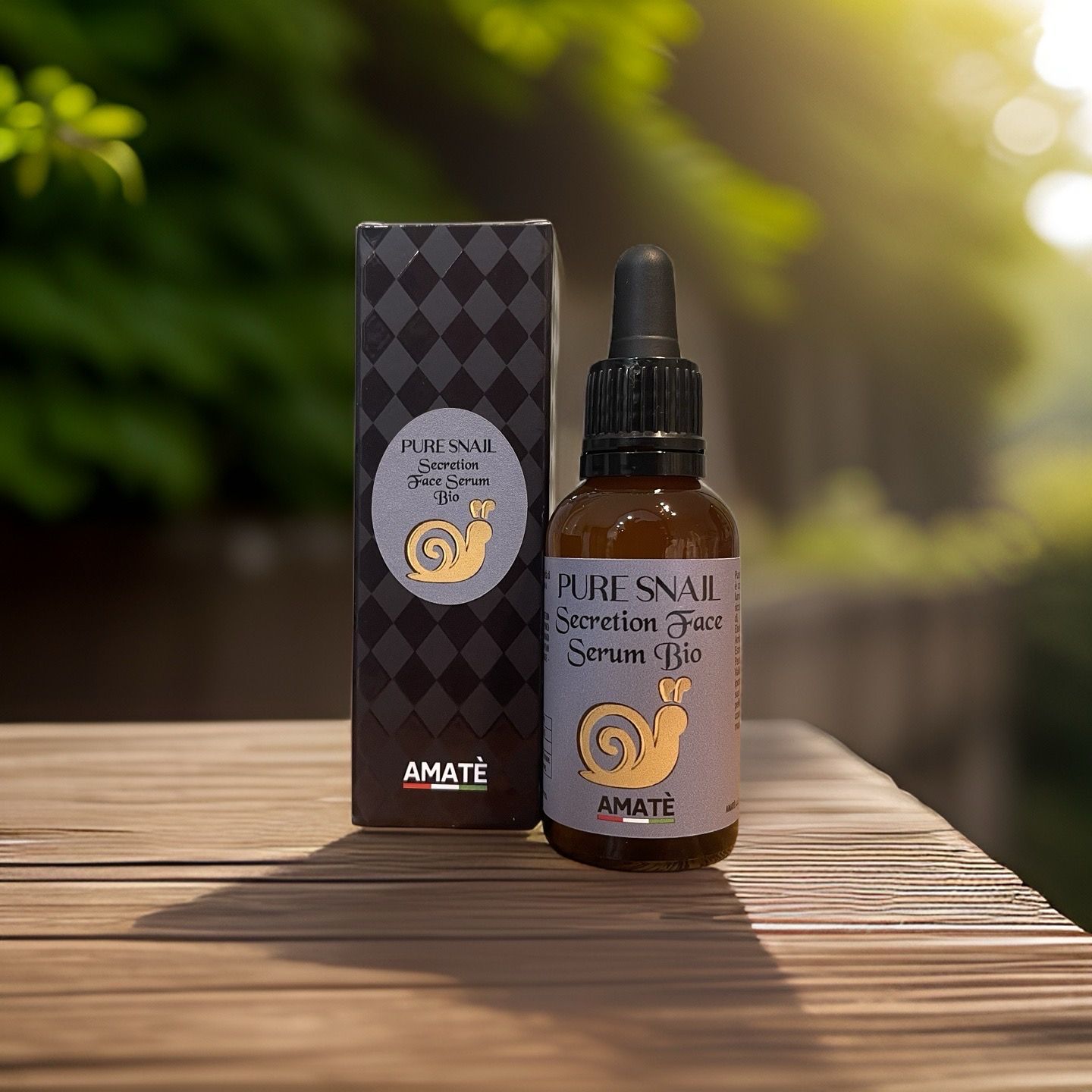 Pure Snail Secretion Face Serum Bio - Siero viso bio alla bava di lumaca 