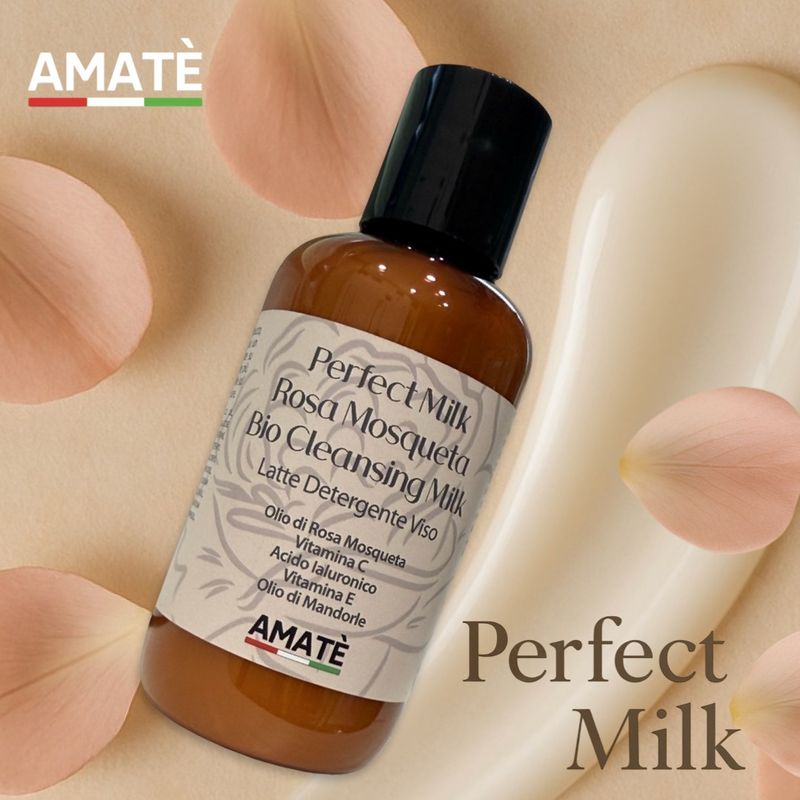 Latte Detergente Viso Bio Rosa Mosqueta - Perfect Milk