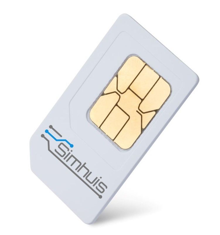 1GB data simkaart Europa (alle netwerken) + SMS incl. éénmalige simkaart eUICC