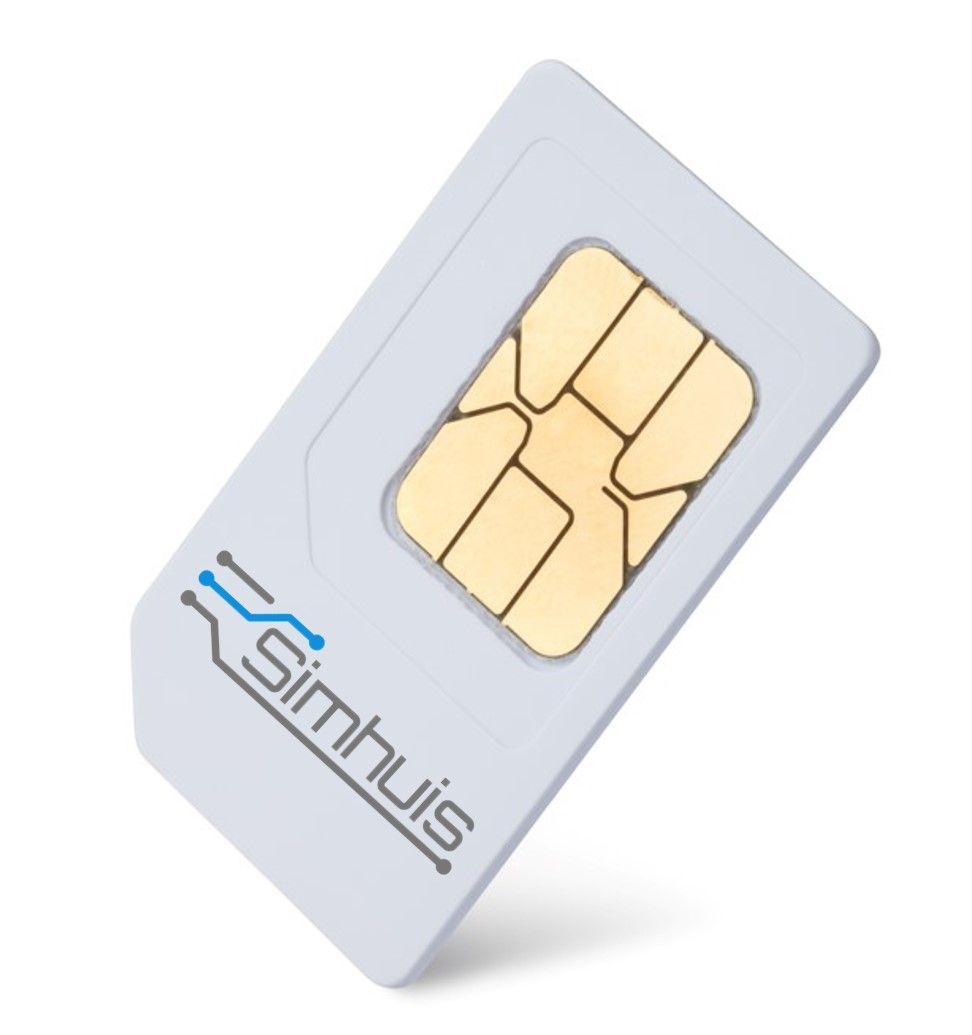 2GB data simkaart Europa (alle netwerken) + SMS incl. éénmalige simkaart eUICC