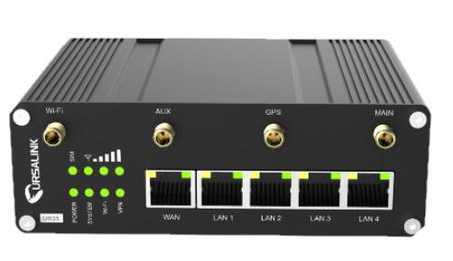 Milesight Industrial UR35 LTE-router POE, WiFi & GPS