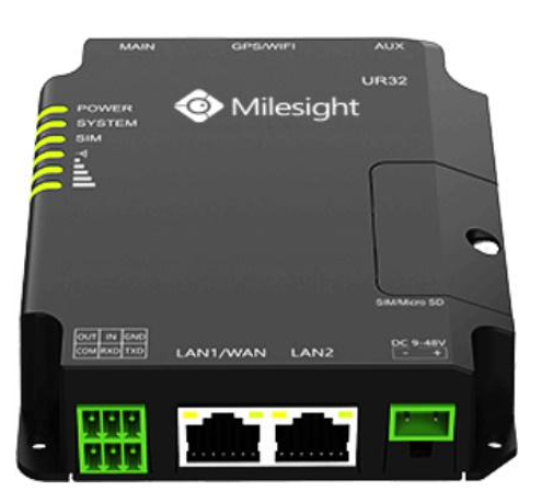 Milesight Industrial UR32 LTE-router WiFi & RS485