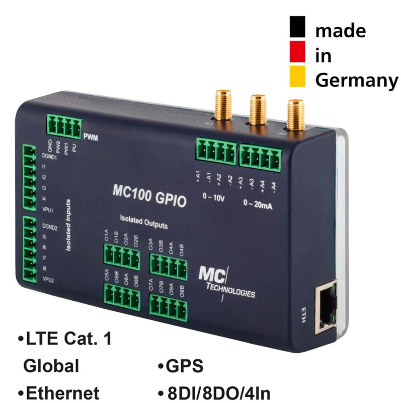 MC100 Terminal Global GPIO GPS, 4I, 4G Cat1 IoT LTE, Quectel Modul EG21-G