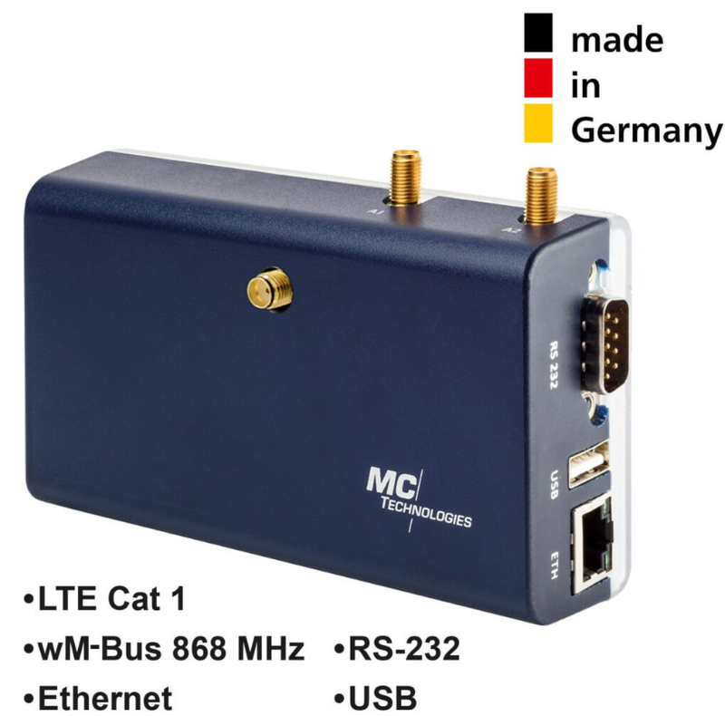 MC100 Gateway wM-Bus 868 MHz, OpenWRT