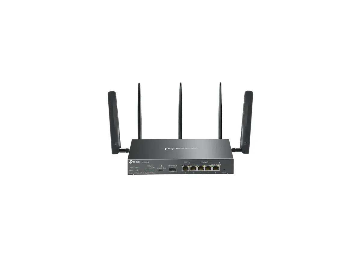 TP-Link Omada ER706W-4G draadloze router Gigabit Ethernet Dual-band (2.4 GHz / 5 GHz) Zwart