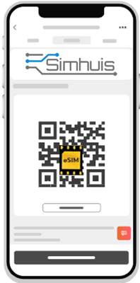 Travel eSIM regional voor uw mobiele telefoon