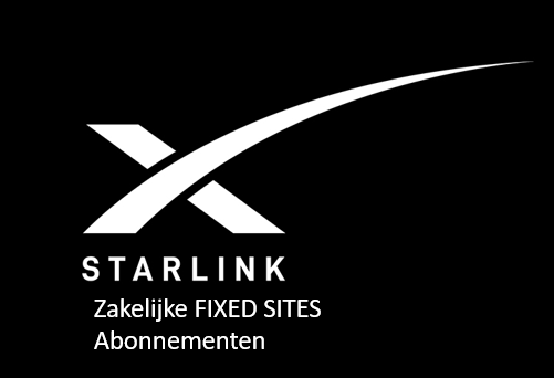 Starlink  Zakelijk FIXED SITES LEO Lite 1000GB / 1TB Plan + Private IP (via NAT) - 12 maanden contract