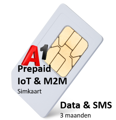 Data & SMS - Prepaid IoT & M2M - 4G, 5G, LTE-M & NB-IoT - 3 maanden