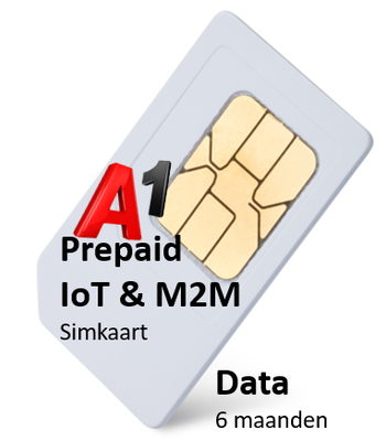 Data - Prepaid IoT & M2M - 4G, 5G, LTE-M & NB-IoT - 6 maanden