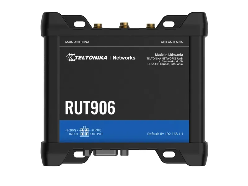 TELTONIKA RUT906 4G/LTE RS232/RS485 Router TELTONIKA RUT906 4G/LTE RS232/RS485 Router