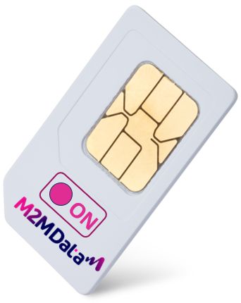M2MData ON - Europa Always connectivity - 1GB  PAYG simkaart met mogelijkheid voor Data, SMS (mo/mt) & Voice (mo/mt) Excl. simkaart!