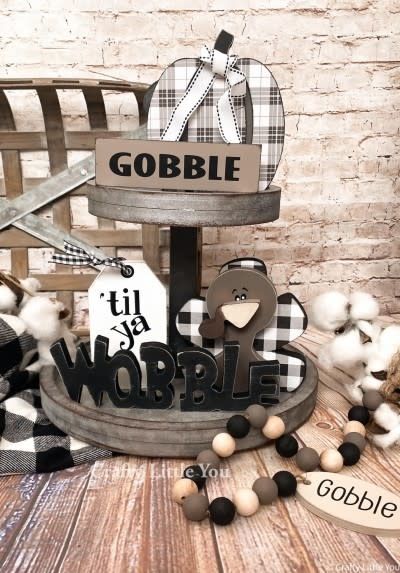 Tiered Tray Gobble
