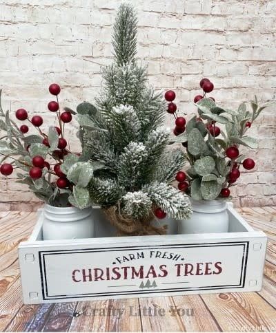 Crate Farm Fresh Trees Sign