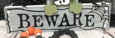 Crate Beware Sign